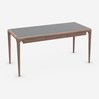 Latus Schreibtisch Leder - Schreibtisch - Artisan - L140cm - Eiche natürlich geseift A01