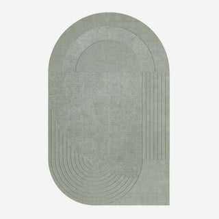 Circular Teppich - Teppich - Layered - 180 x 270cm - Bone White