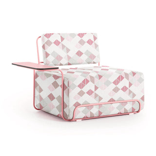 Lilly Outdoor Loungesessel - Comedia del Arte Colombina / Armlehne links