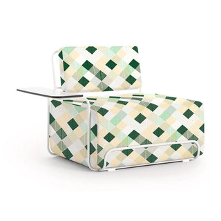 Lilly Outdoor Loungesessel - Comedia del Arte Tartaglia / Armlehne links