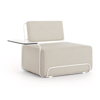 Lilly Outdoor Loungesessel - Iris Beige 403 / Armlehne links