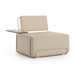 Lilly Outdoor Loungesessel - Iris Sand 401 / Armlehne links