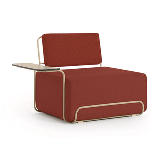 Lilly Outdoor Loungesessel - Iris Terracotta 302 / Armlehne links