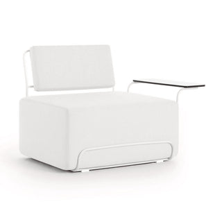 Lilly Outdoor Loungesessel - Amelia White 100 / Armlehne rechts