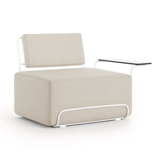Lilly Outdoor Loungesessel - Iris Beige 403 / Armlehne rechts