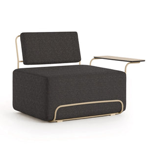 Lilly Outdoor Loungesessel - Iris Domino 406 / Armlehne rechts