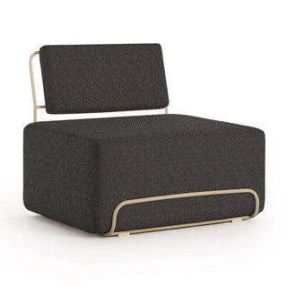 Lilly Outdoor Loungesessel - Iris Domino 406 / ohne Armlehne