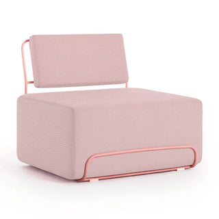 Lilly Outdoor Loungesessel - Iris Pink 607 / ohne Armlehne