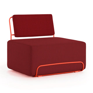 Lilly Outdoor Loungesessel - Iris Red 306 / ohne Armlehne
