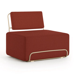 Lilly Outdoor Loungesessel - Iris Terracotta 302 / ohne Armlehne