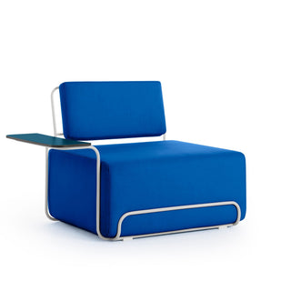 Lilly Outdoor Loungesessel - Outdoor Sessel - Diabla - Plain Blue - Armlehne links