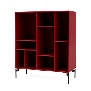 Compile Highboard Selection - kommode - Montana Furniture - Beetroot - Beine - Schwarz
