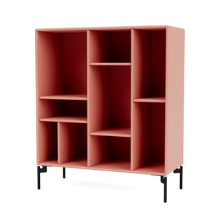 Compile Highboard Selection - kommode - Montana Furniture - Rhubarb - Beine - Schwarz