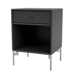 Dream Nachttisch Selection - Nachttisch - Montana Furniture - Anthracite - Beine - Chrom