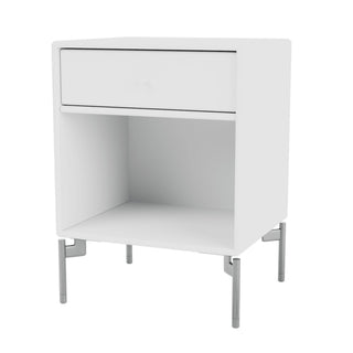 Dream Nachttisch Selection - Nachttisch - Montana Furniture - New White - Beine - Chrom