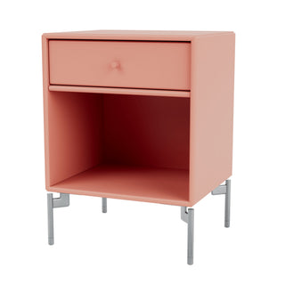 Dream Nachttisch Selection - Nachttisch - Montana Furniture - Rhubarb - Beine - Chrom