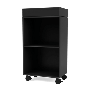 Preppy Wagen Selection - Bücherregal - Montana Furniture - Black -