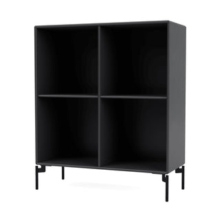 Show Bücherregal Selection - Bücherregal - Montana Furniture - Anthracite - Beine - Schwarz