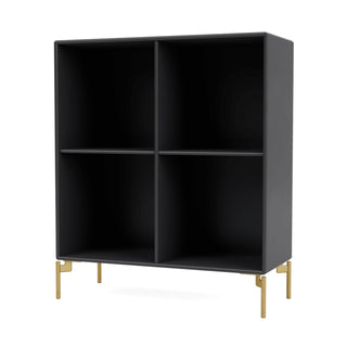 Show Bücherregal Selection - Bücherregal - Montana Furniture - Anthracite - Beine - Messing