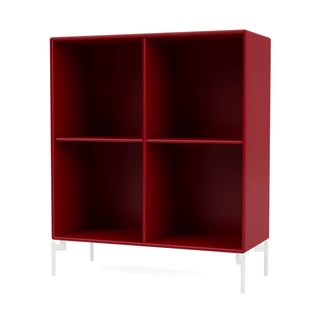 Show Bücherregal Selection - Bücherregal - Montana Furniture - Beetroot - Beine - Snow