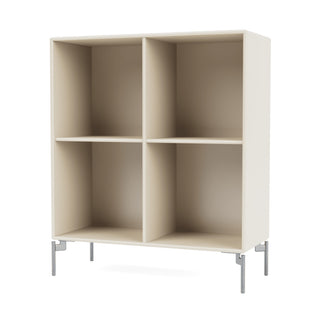 Show Bücherregal Selection - Bücherregal - Montana Furniture - Oat - Beine - Chrom
