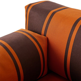 Teak Gartensofa - Outdoor Sofa - HK - RotOrange -