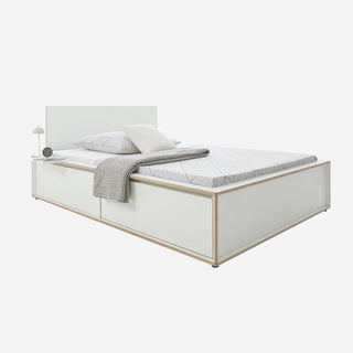Spaze Bett - Bett - Müller Small Living - Weiß - 90cm
