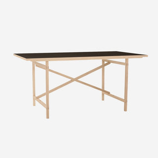 Egon Schreibtisch - Schreibtisch - Nils Holger Moormann - 140 x 110cm - Laminat - Dunkelgrau