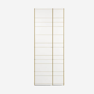 K1 Schrank - Schrank - Nils Holger Moormann - 2 Fächer - 222.4 x 87.1 x 60.5cm - MDF - Weiß