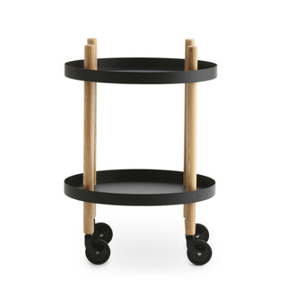 Block rund Barwagen - Barwagen - Normann Copenhagen - Esche / Schwarz -