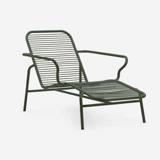 Vig Liegestuhl - outdoor Sonnenliege - Normann Copenhagen - Black -