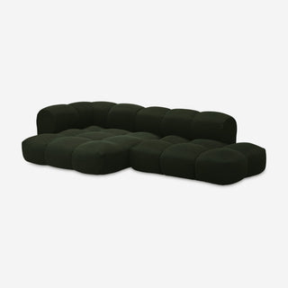 Sander Sofa Design 06 Max - Sofa - Objekte unserer Tage - Moosgrün (Hug Me 032 by Chivasso) - Links