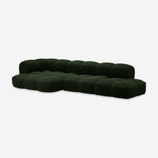Sander Sofa Design 07 - Sofa - Objekte unserer Tage - Moosgrün (Hug Me 032 by Chivasso) - Links