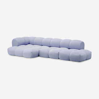 Sander Sofa Design 07 - Sofa - Objekte unserer Tage - Fliederblau (Vidar 4 0723 by Kvadrat/Raf Simons) - Links