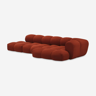 Sander Sofa Design 07 - Sofa - Objekte unserer Tage - Sienna Rot (Steelcut 3 0562 by Kvadrat) - Rechts