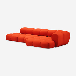 Sander Sofa Design 07 - Sofa - Objekte unserer Tage - Reinorange (Vidar 4 0542 by Kvadrat/Raf Simons) - Rechts
