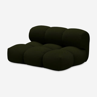 Sander Loveseat - Sofa - Objekte unserer Tage - Nachtgrün (Nuvem 781 by OUT Atelier) - Ohne Imprägnierung