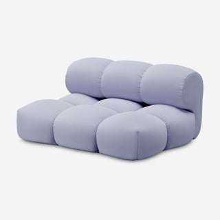 Sander Loveseat - Sofa - Objekte unserer Tage - Fliederblau (Vidar 4 0723 by Kvadrat/Raf Simons) - Ohne Imprägnierung