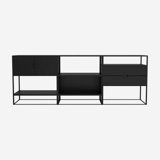 Objekte Unserer Tage Sideboard | Fischer - sideboard - Objekte unserer Tage - Schwarz lackiert - Schwarz