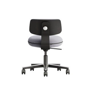 360 Bürostuhl - Stuhl - Savo - Grau / Esche schwarz gebeizt -