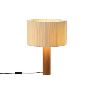 Moragas Tischlampe - Tischlampe - Santa Cole - Sapeli Holz (Mahagoni) -