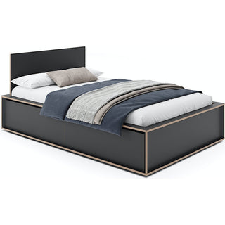 Spaze Bett - Bett - Müller Small Living - Schwarz - 140cm