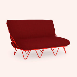 Valentina Up Outdoor Sofa - Outdoor Sofa - Diabla - Iris Red 306 -