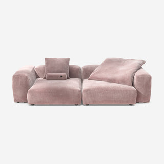 Vetsak Sofa Set 02 - Sofa - Vetsak - L - Cord Velour - Blossom - mit Kissen