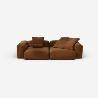 Vetsak Sofa Set 02 - Sofa - Vetsak - L - Pebble - Sundried - mit Kissen