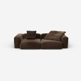 Vetsak Sofa Set 02 - Sofa - Vetsak - L - Pebble - Umber - mit Kissen