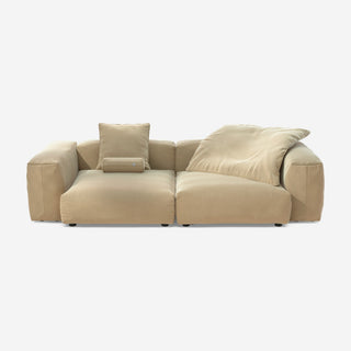 Vetsak Sofa Set 02 - Sofa - Vetsak - L - Suave - Creme - mit Kissen