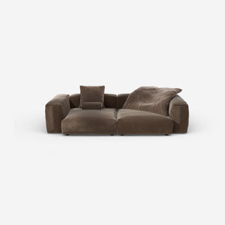 Vetsak Sofa Set 02 - Sofa - Vetsak - L - Suave - Espresso - mit Kissen