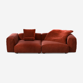 Vetsak Sofa Set 02 - Sofa - Vetsak - L - Suave - Saffron - mit Kissen
