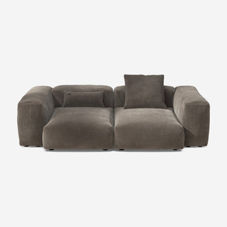 Vetsak Sofa Set 02 - Sofa - Vetsak - M - Cord Velour - Mocha - mit Kissen